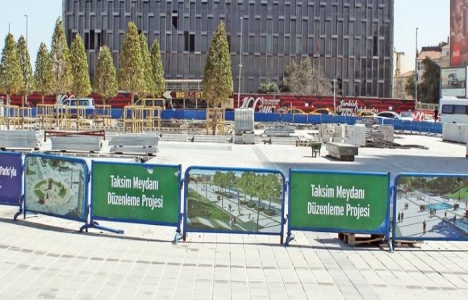 Taksim Meydanı'nda çevre düzenleme tartışmaları!