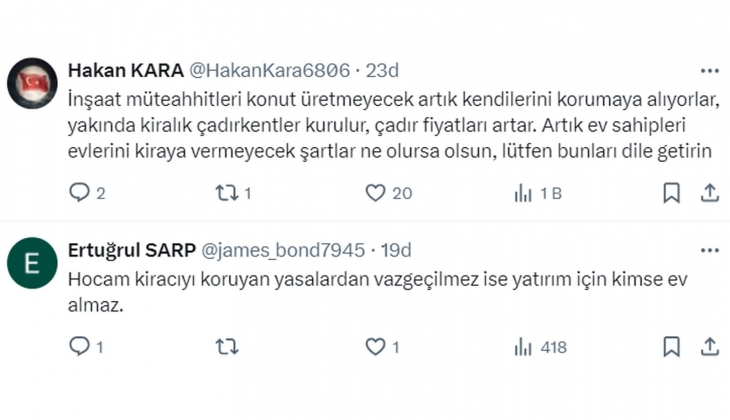 Konutlara katlamalı vergi önce satışları sonra üretimi düşürür: Parası olan da ev almaz!