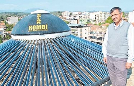 Ömer Yukarı ufo görünümlü güneş enerjisi sistemi geliştirdi!