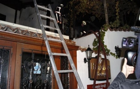 Ankara'da tarihi konakta yangın çıktı!