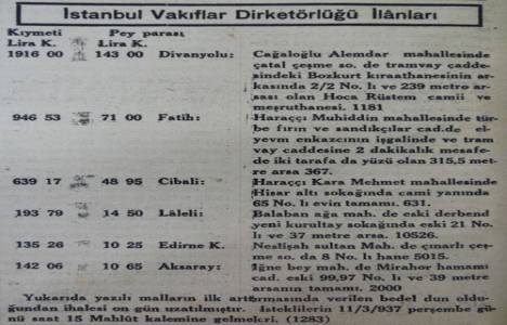 1937 yılında Cağaloğlu'nda bulunan Hoca Rüstem Cami 1.916 liraya satılıkmış!