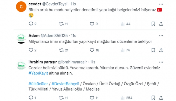 İmar yasasına takılanlardan Cumhurbaşkanı Erdoğan a çağrı: Yapı kayıt düzenlemesi bekliyoruz!