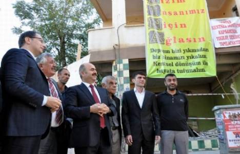 Siirt'te kentsel dönüşüm çalışmaları kapsamında ilk yıkım yapıldı!