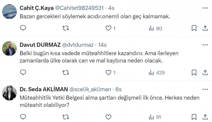 Türkiye de inşaat sektörü: Hiç inşaat işinden anlamayan 10-12 dairelik bir binanın müteahhiti olabiliyor! 
