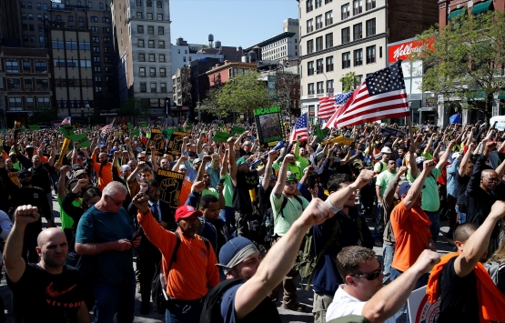 New York ta inşaat çalışanları Ben de varım dedi!