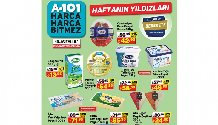 A101 indirime indirim kattı! Fiyatı 46 TL’ye indi! 13 Eylül 2022 fiyat listesi…