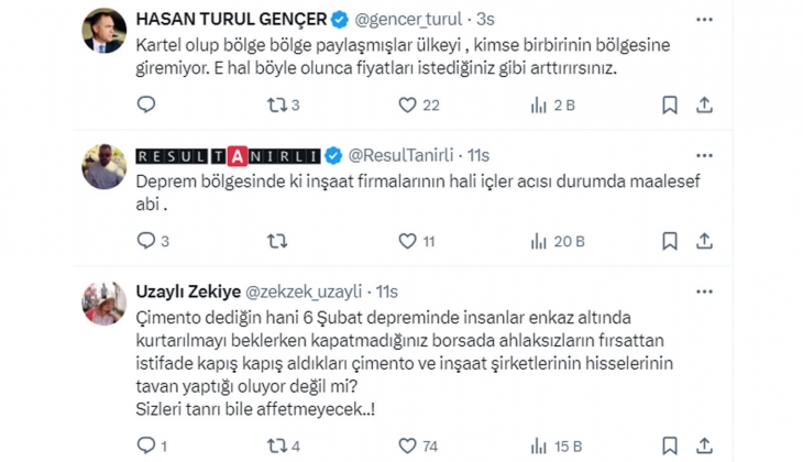 Çimento fiyatlarına yüzde 43 lük dev zam! Hem inşaat sektörüne, hem vatandaşa zarar!