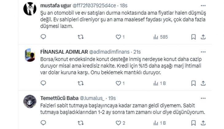 Şimdi emlak almanın zamanı mı? Vatandaşlar bekliyor mu, alım yapıyor mu?