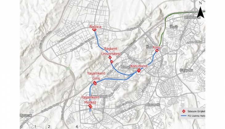 Ankara Büyükşehir, 4 milyar 750 milyon TL lik ulaşım yatırımı için düğmeye bastı! O raylı sistem hattı uzatılıyor!