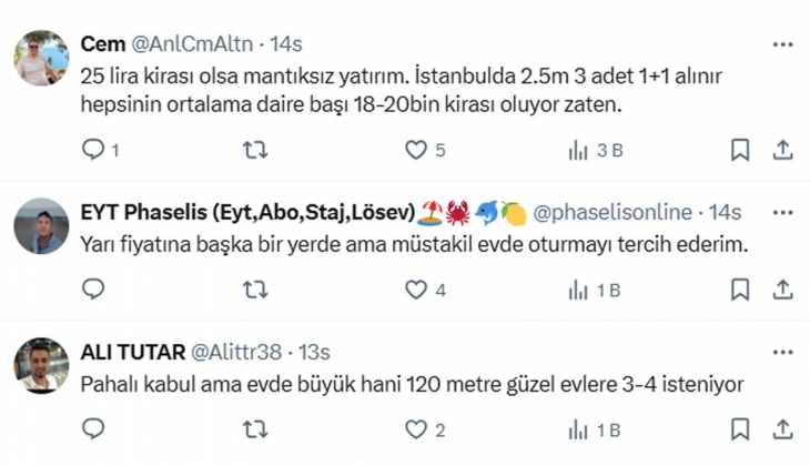 O ilde 4+1 evler 4 milyon TL seviyesinde, ama sitede oturmak isterseniz 3 milyon TL daha ödemeniz gerek!