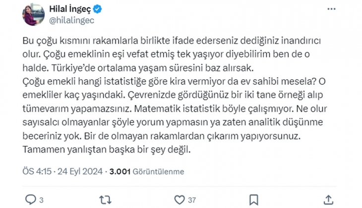 Nejat Özonay açıkladı: Emeklilerin yüzde 80 inden fazlası kira ödemiyor olabilir!