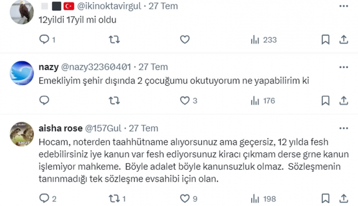 Mevcut Borçlar Kanunu ile kira piyasası normalleşemez! Ev sahibi ve kiracı anlaşmazlıkları için kanun acil değişmeli! 