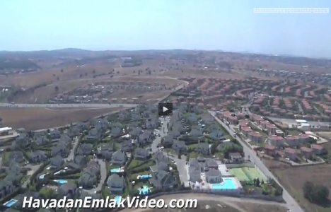 Tepeören Villaları nerede? Havadan videosu!