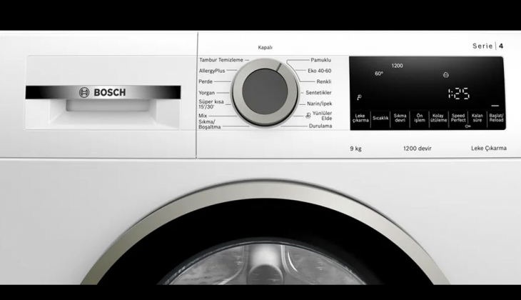 Bosch 9 kg 1200 devir çamaşır makineleri ne kadar? İşte Bosch 6 Ekim 2022 fiyat listesi…