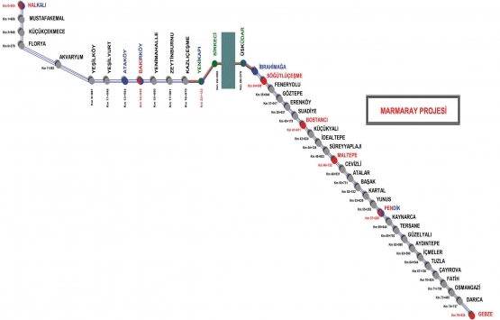 Halkalı-Gebze Marmaray Hattı ile o ilçenin kaderi değişecek!
