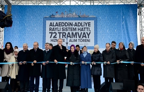 Alaaddin-Adliye Raylı Sistem Hattı açıldı!