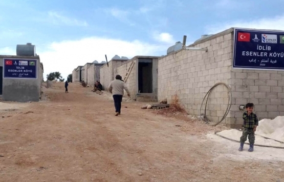 İdlib Esenler Köyü ne 300 briket ev yapılacak!