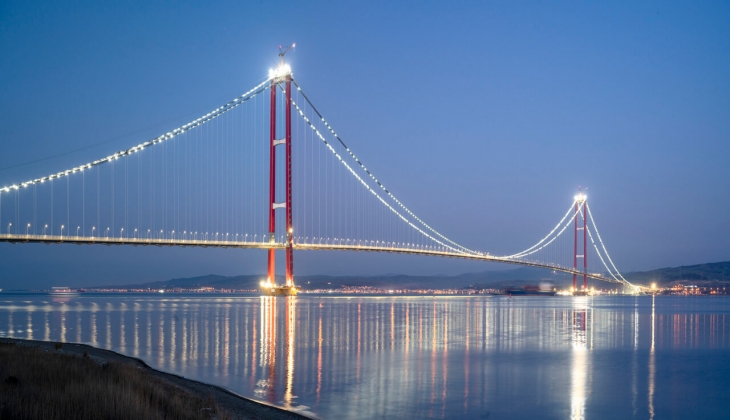 1915 Çanakkale Köprüsü planlanandan 18 ay önce tamamlandı!