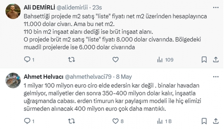 Süheyl Batum dan Florya projesi açıklaması: Daireleri metrekaresi 10 bin dolardan satsak 1 milyar 100 bin dolar eder!