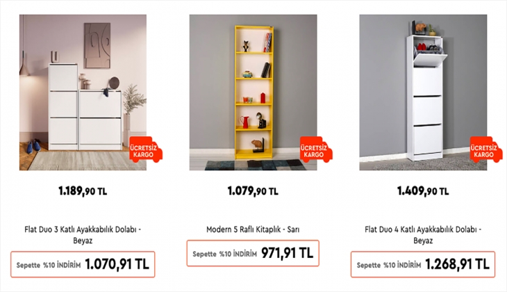 Adore Mobilya öğrenci odalarında yüzde 40 indirim! İşte 27 Eylül 2022 fiyat listesi