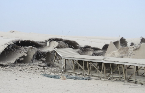 Ürdün deki 75 silodan oluşan dev yapı patlatıldı!