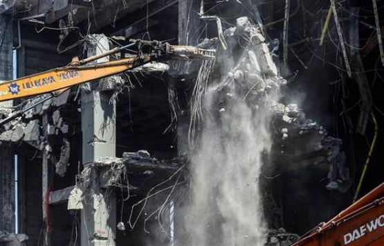 Yıkımı devam eden AKM ilk kez içeriden görüntülendi!