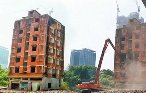 Çin'de 7 yıldır yıkılamayan bina için anlaşma sağlandı!