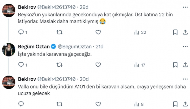 Maslak ta 48 metrekarelik 1+1 evin kirası 40 bin TL! 