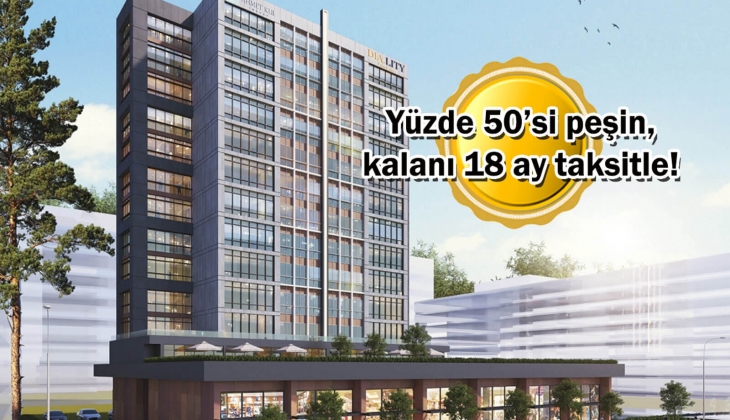 Dia Lity Topkapı'da son 3 ofis! Teslimler Mart 2024'te! 