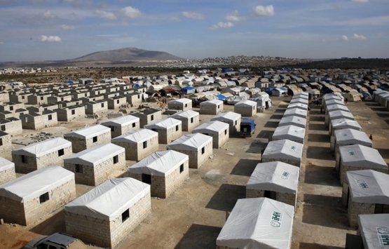 İdlib'de 450 briket ev inşa edildi!