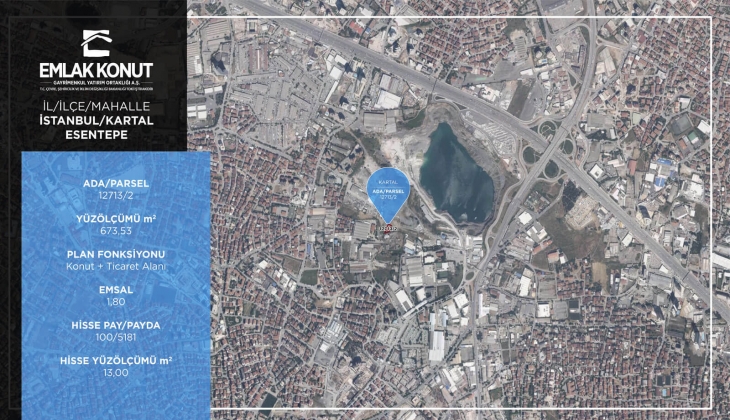 Emlak Konut GYO, İstanbul, Ankara, İzmir, Kocaeli ve Kastamonu da 60 ay vadeyle, yatırım değeri yüksek arsa satıyor!