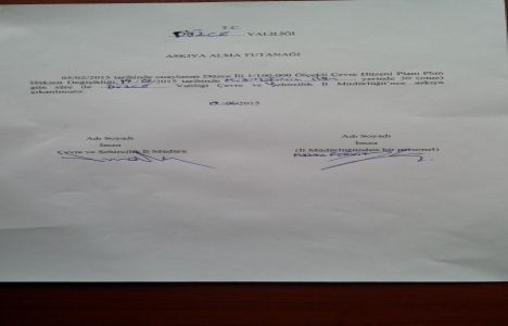 Düzce Çevre Düzeni Planı hüküm değişikliği askıda!