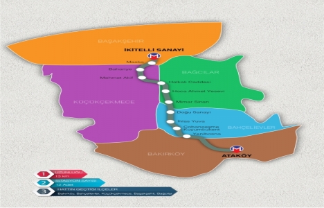 İstanbul da inşaatı devam eden 18 metro hattı haritası!