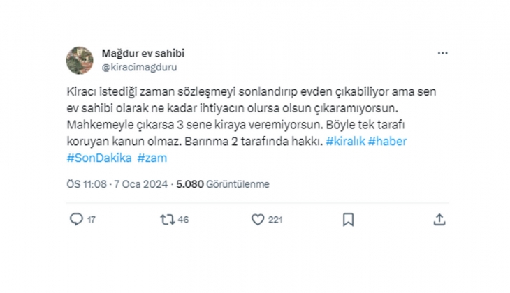 Kiracı istediği zaman evden çıkabiliyor ama ev sahibi çıkaramıyor: Mağdur ev sahiplerinden barınma hakkı isyanı!