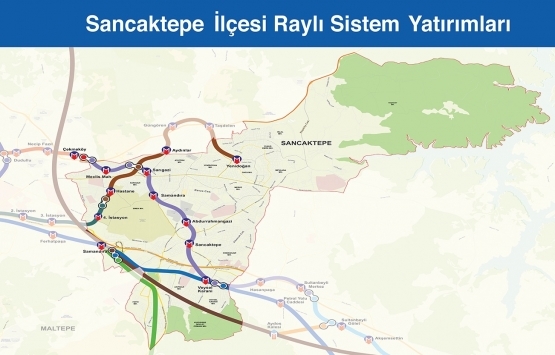 İstanbul raylı sistem haritası 2019!