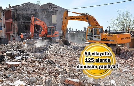 TOKİ kentsel dönüşümle 125 bin konut inşa etti!