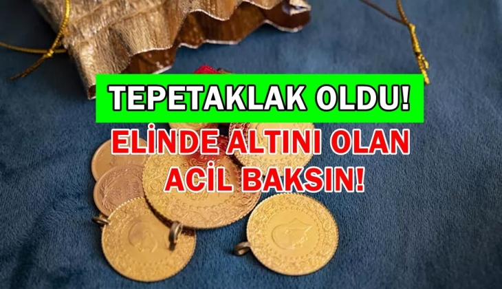 Altın frene bastı! Resmen tepetaklak oldu! Elinde altını olanlar acilen baksın! 12 Aralık 2022 altın fiyatları