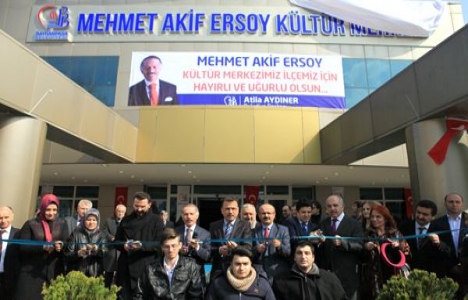 Bayrampaşa Mehmet Akif Ersoy Kültür Merkezi açıldı!