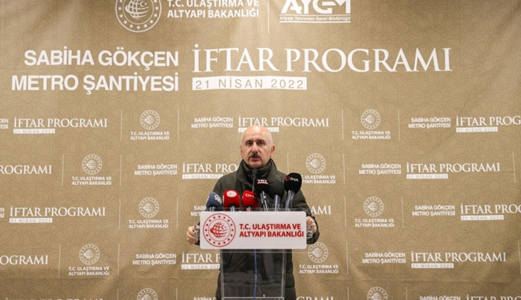 Ulaştırma Bakanı duyurdu! Pendik-Sabiha Gökçen Havalimanı Metro Hattı Ağustos ta açılabilir!