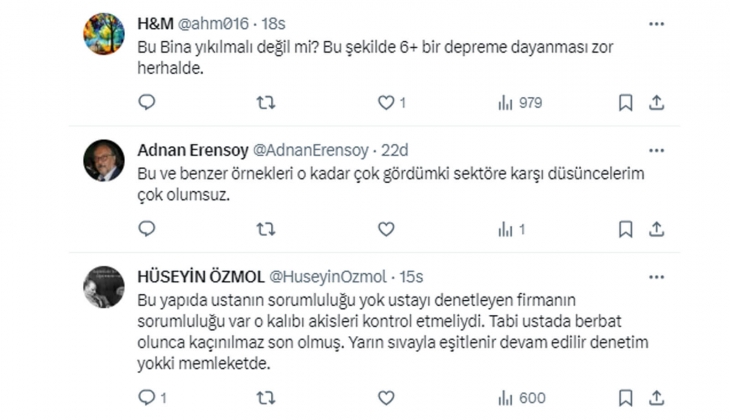 Binaların kolonlarında bu kesinlikle olmamalı!