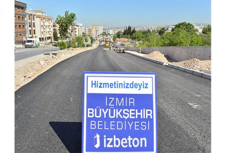 İzmir Doğuş Caddesi'ndeki çalışmalar bayrama tamam!