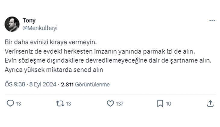 Evini kiraya vereceklere parmak izi ve senet uyarısı: Bunları mutlaka yapın! 