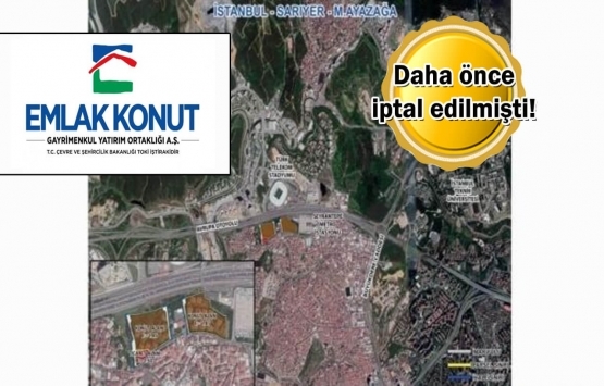 Emlak Konut GYO Ayazağa ihalesinin 2. oturumu 18 Mart'ta!