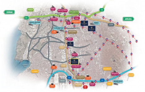 Luxera Yenibosna projesine nasıl gidilir?