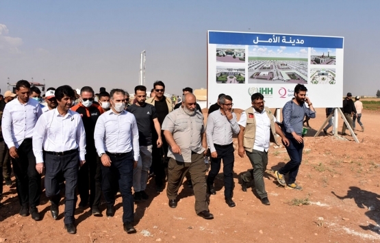 İHH ve Qatar Charity Suriye de 1400 konut inşa edecek!