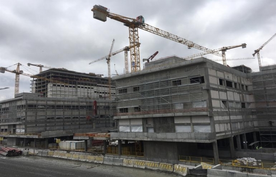 Başakşehir Şehir Hastanesi’nin yüzde 35 i bitti!
