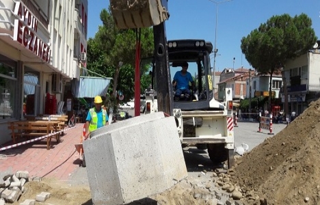 Manisa Köprübaşı Kent Meydanı'nın altyapısı tamamlandı!