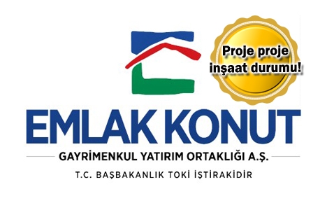 Emlak Konut'un satışı devam eden projelerinde inşaat ne durumda?
