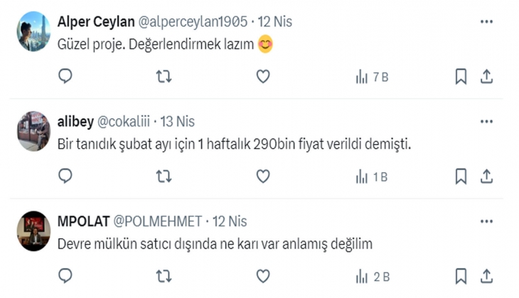 Sinpaş Kızılbük devre mülk projesinde 50 metrekarelik mülkler için Ağustos ta 1.8 milyon TL isteniyor!