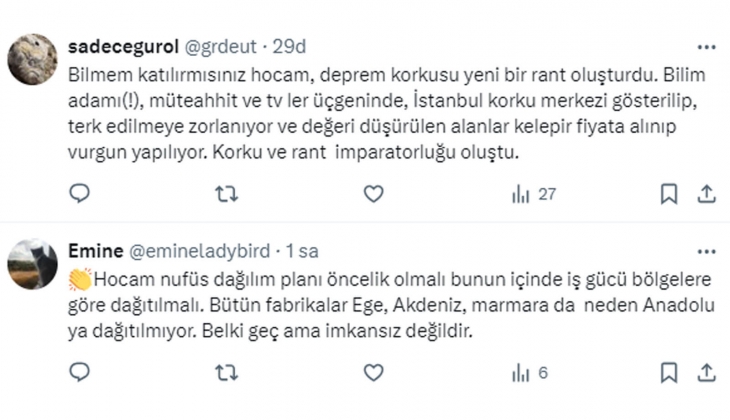 Prof. Dr. Övgün Ahmet Ercan dan İstanbul uyarısı: Mega kentteki dönüşüm değil, deprem korkusuna dayalı kentsel yatırım!